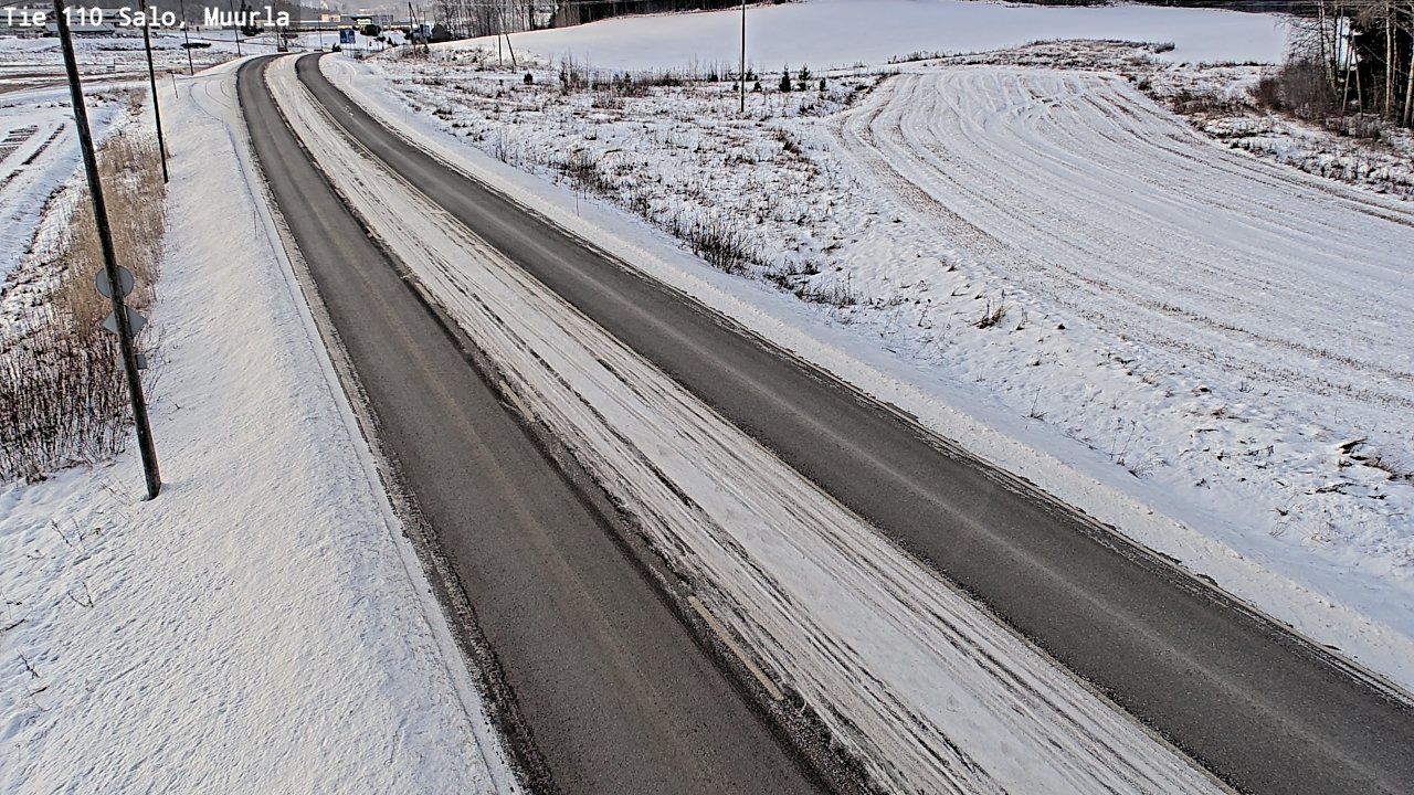 Weather Camera Image Väg 110 Salo, Muurla, Salo, Varsinais-Suomi