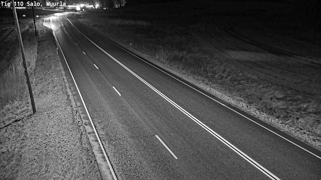 Weather Camera Image Väg 110 Salo, Muurla, Salo, Varsinais-Suomi