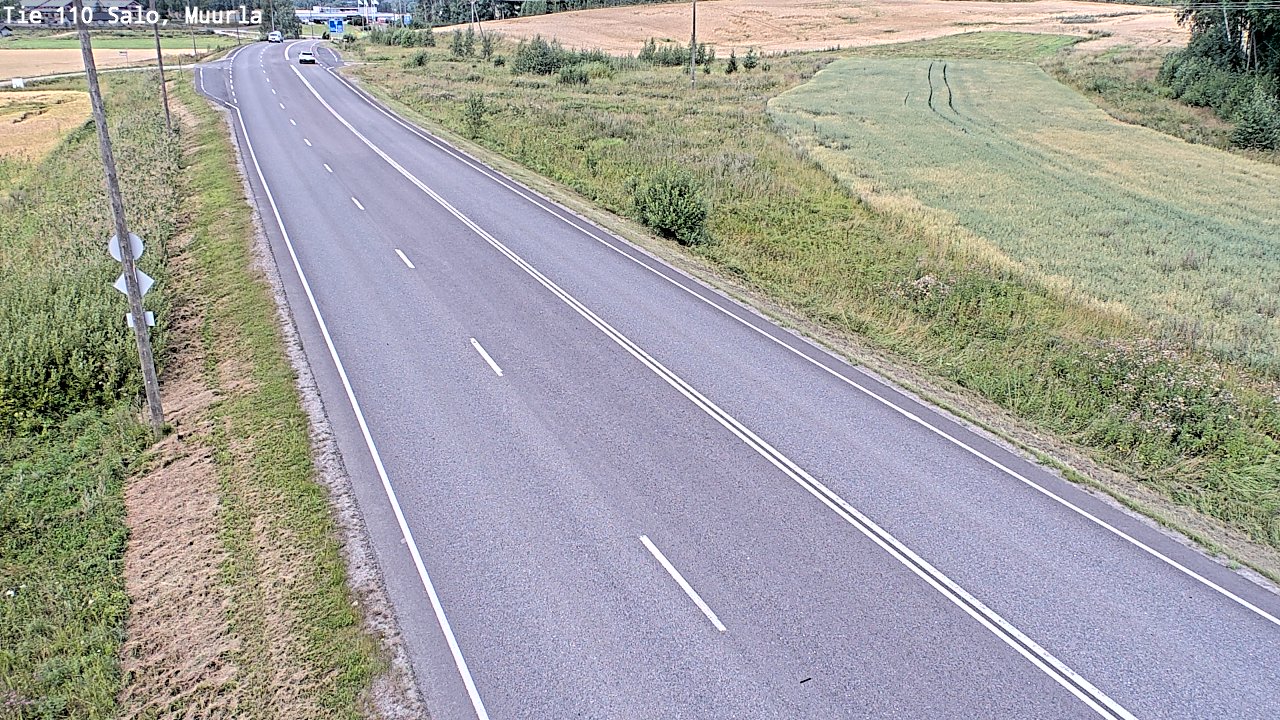 Weather Camera Image Road 110 Salo, Muurla, Salo, Varsinais-Suomi