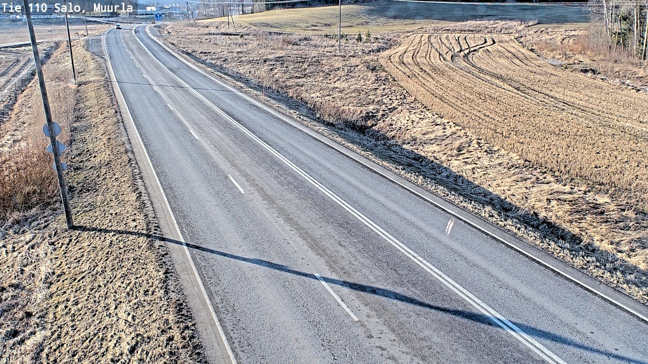 Weather Camera Image Road 110 Salo, Muurla, Salo, Varsinais-Suomi