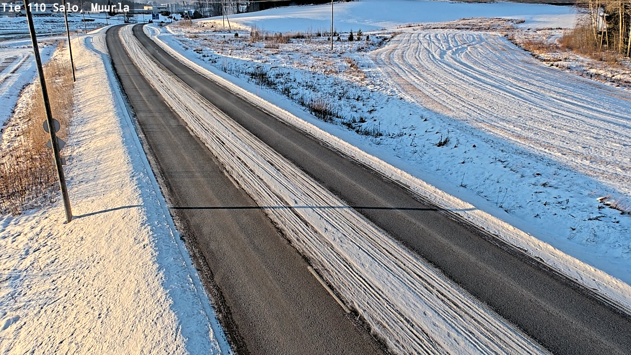 Weather Camera Image Väg 110 Salo, Muurla, Salo, Varsinais-Suomi