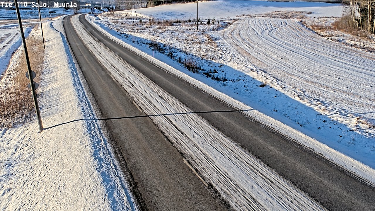 Weather Camera Image Road 110 Salo, Muurla, Salo, Varsinais-Suomi