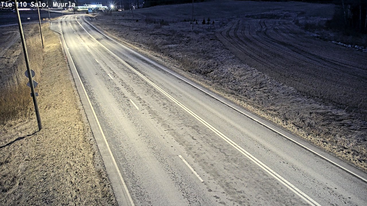 Weather Camera Image Road 110 Salo, Muurla, Salo, Varsinais-Suomi