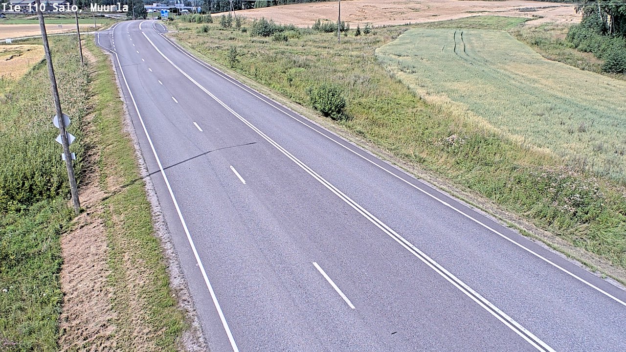 Weather Camera Image Road 110 Salo, Muurla, Salo, Varsinais-Suomi