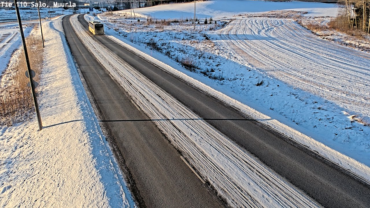 Weather Camera Image Väg 110 Salo, Muurla, Salo, Varsinais-Suomi
