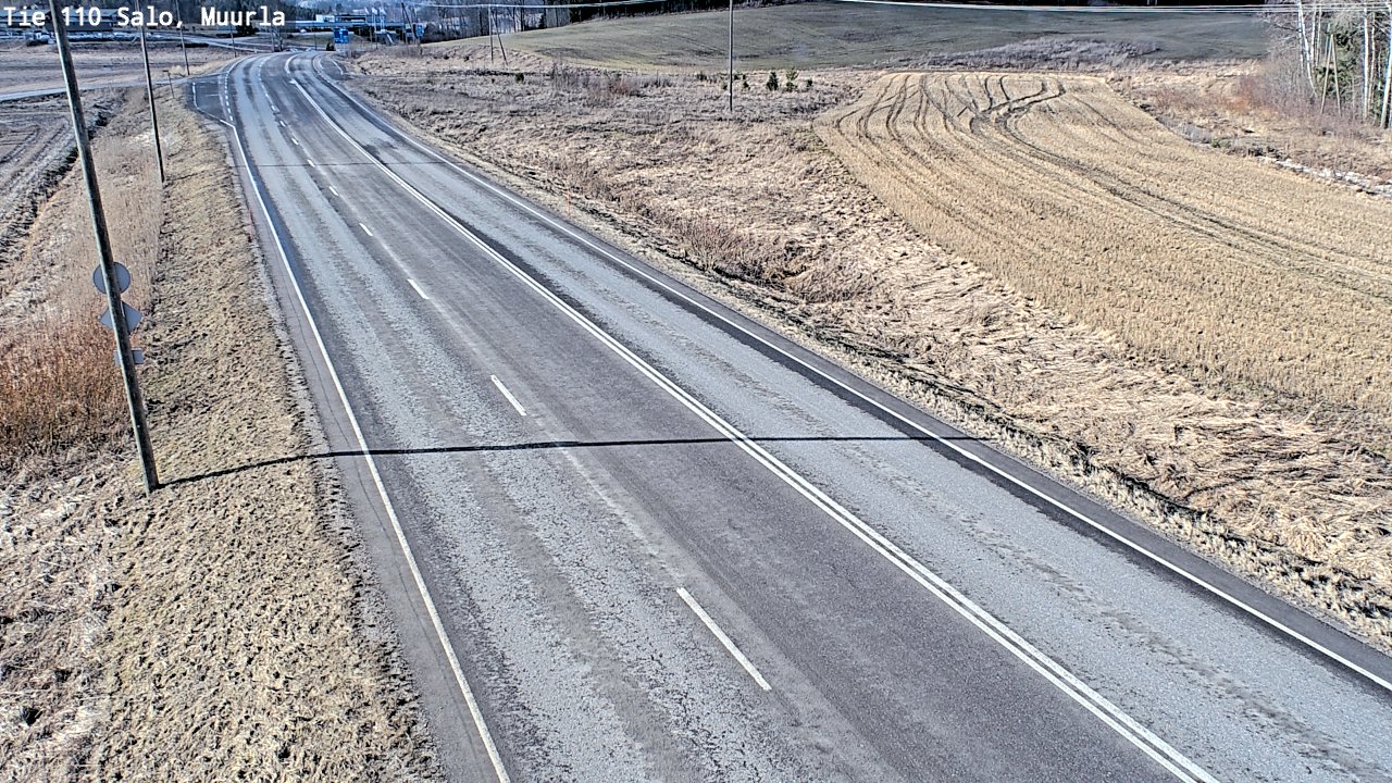 Weather Camera Image Road 110 Salo, Muurla, Salo, Varsinais-Suomi