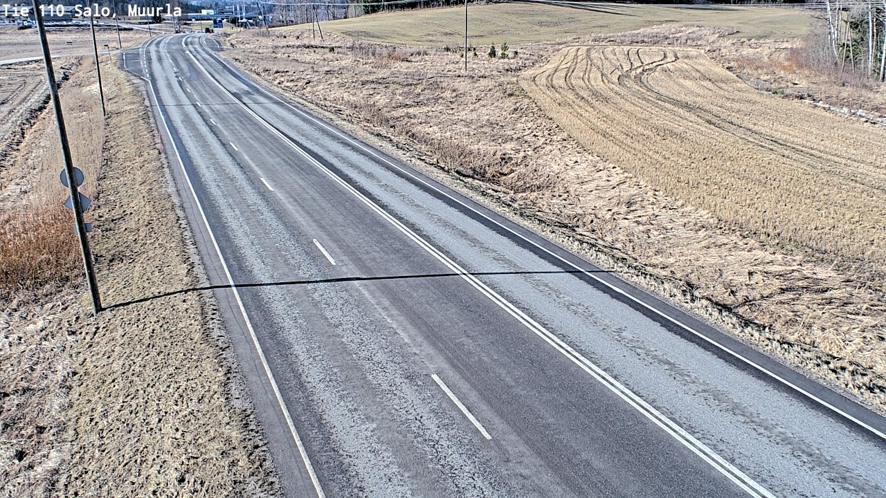 Weather Camera Image Road 110 Salo, Muurla, Salo, Varsinais-Suomi