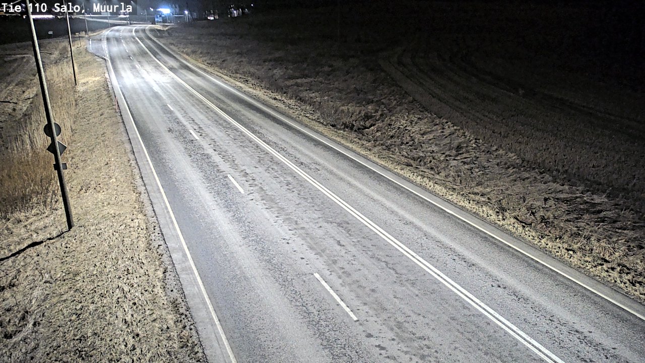 Weather Camera Image Väg 110 Salo, Muurla, Salo, Varsinais-Suomi