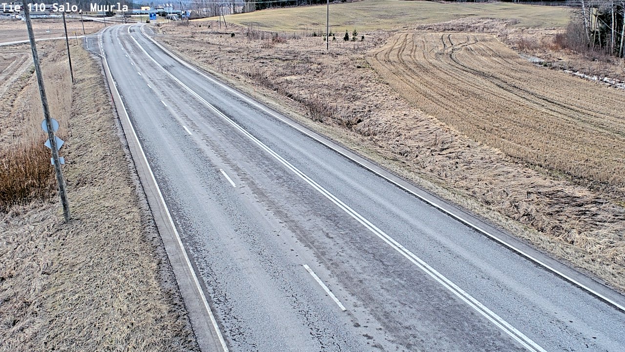 Weather Camera Image Road 110 Salo, Muurla, Salo, Varsinais-Suomi
