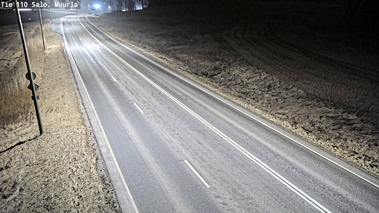 Weather Camera Image Väg 110 Salo, Muurla, Salo, Varsinais-Suomi