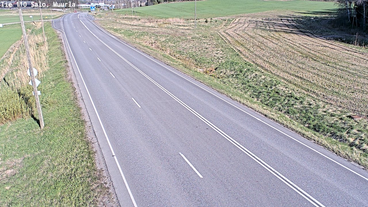 Weather Camera Image Road 110 Salo, Muurla, Salo, Varsinais-Suomi