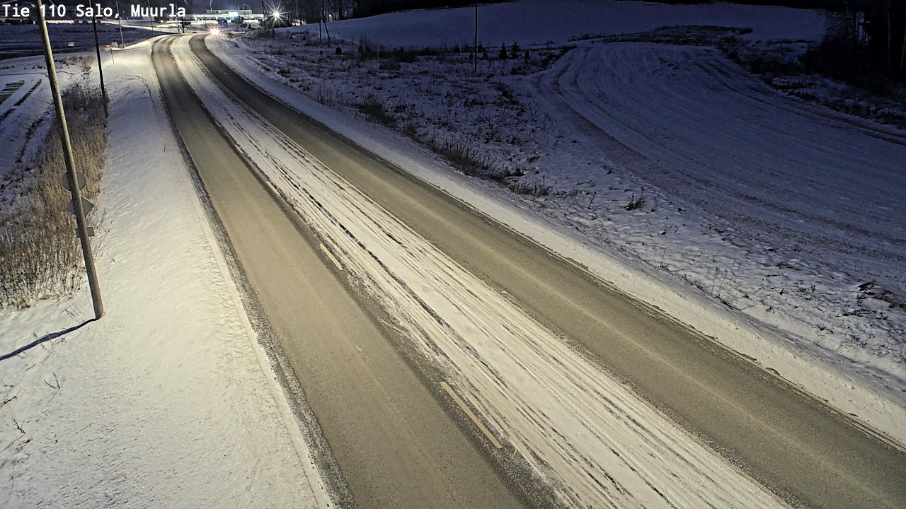 Weather Camera Image Väg 110 Salo, Muurla, Salo, Varsinais-Suomi