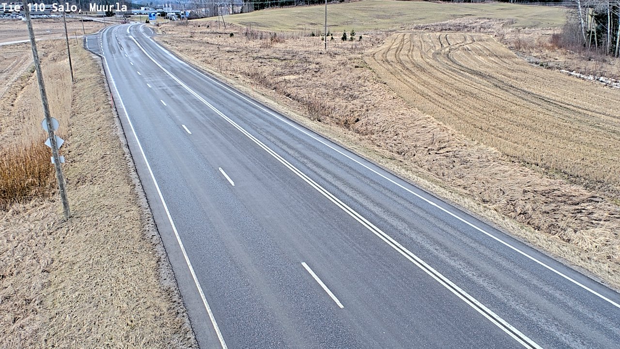Weather Camera Image Road 110 Salo, Muurla, Salo, Varsinais-Suomi