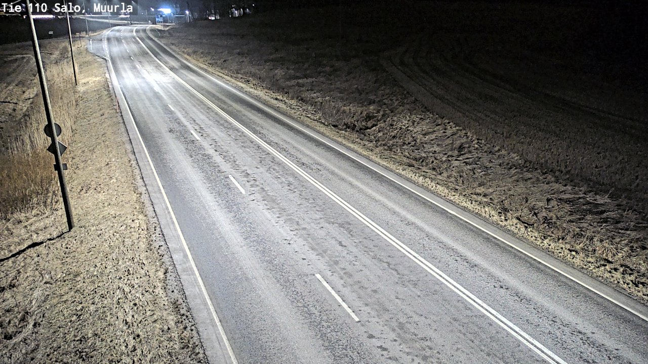 Weather Camera Image Väg 110 Salo, Muurla, Salo, Varsinais-Suomi