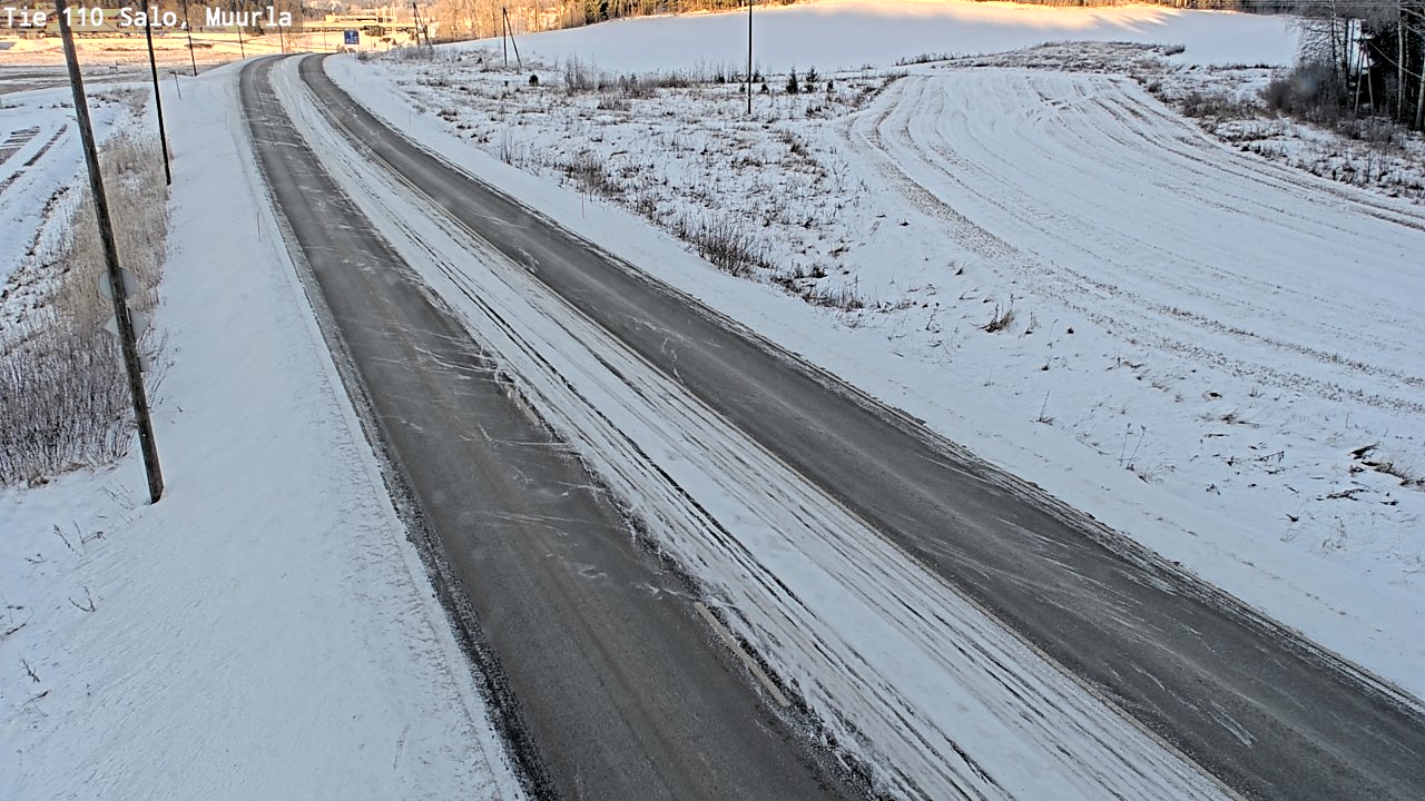 Weather Camera Image Road 110 Salo, Muurla, Salo, Varsinais-Suomi