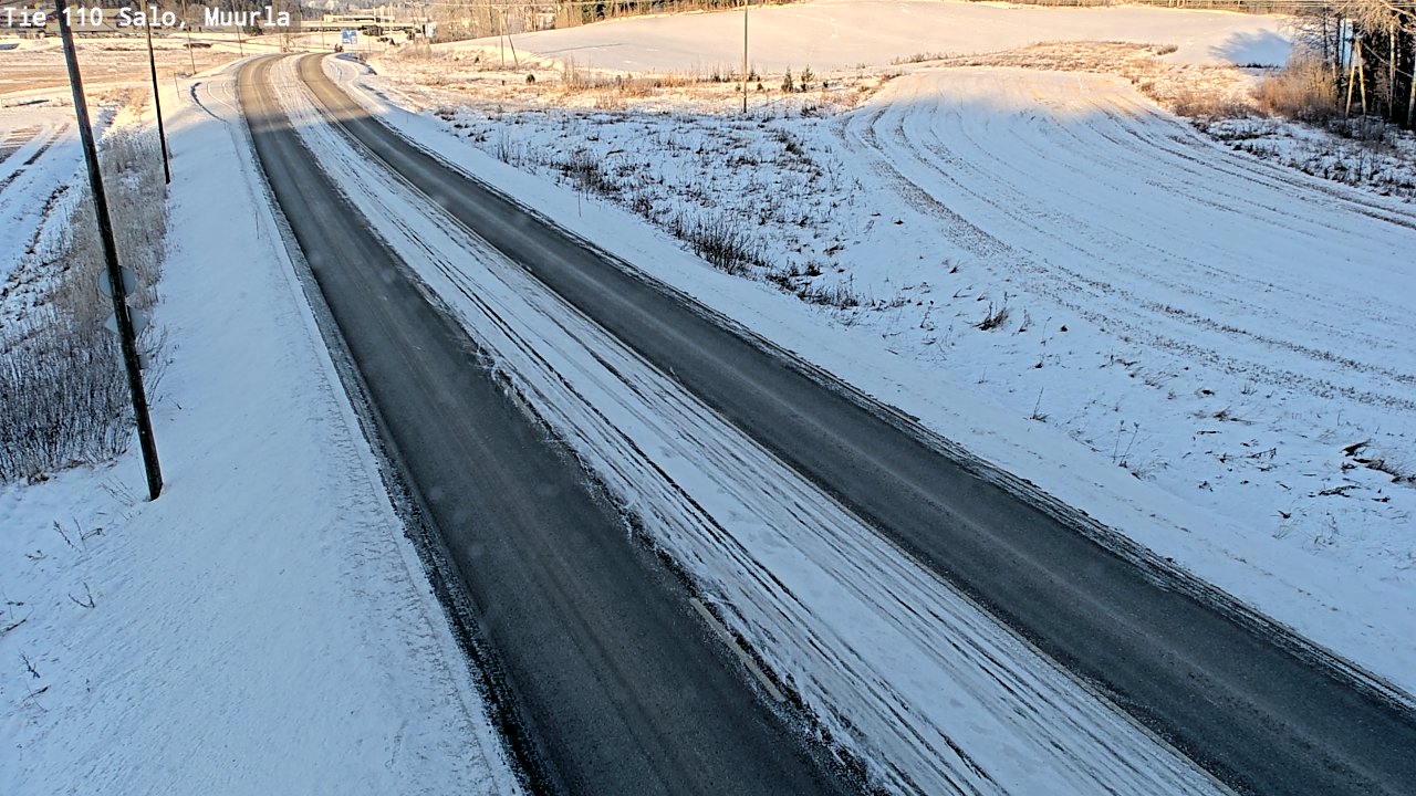Weather Camera Image Road 110 Salo, Muurla, Salo, Varsinais-Suomi