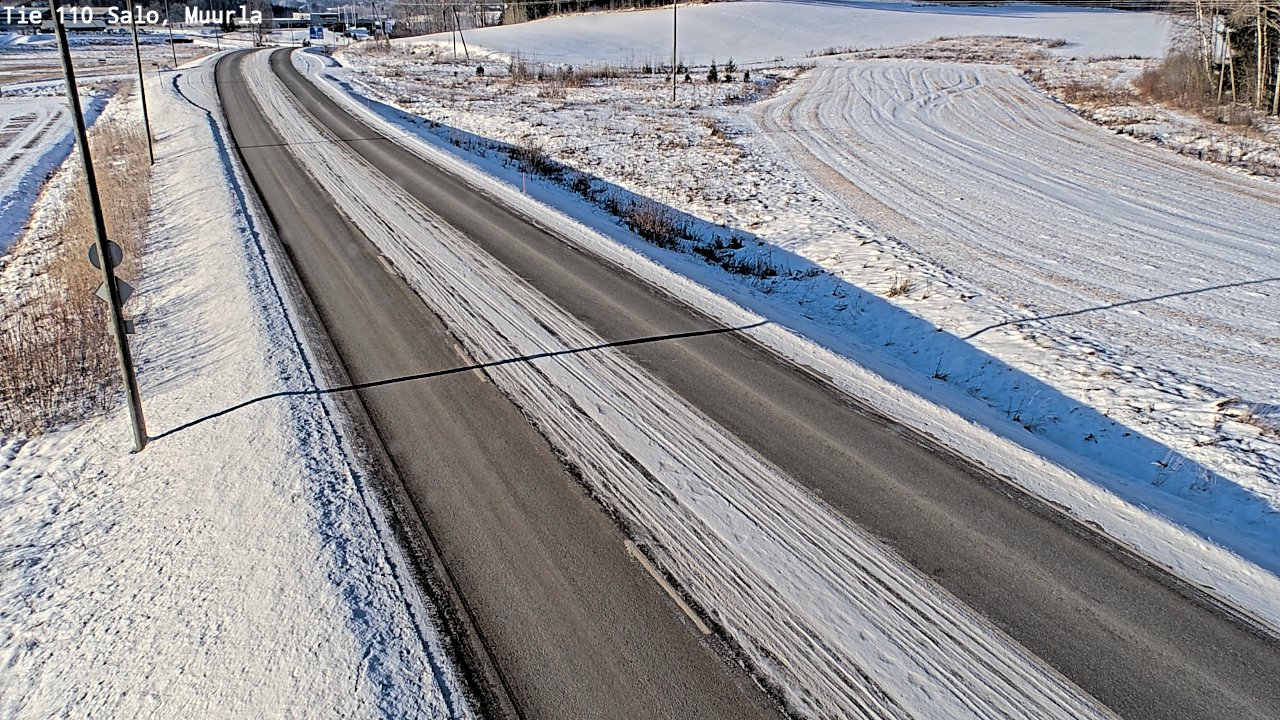 Weather Camera Image Road 110 Salo, Muurla, Salo, Varsinais-Suomi