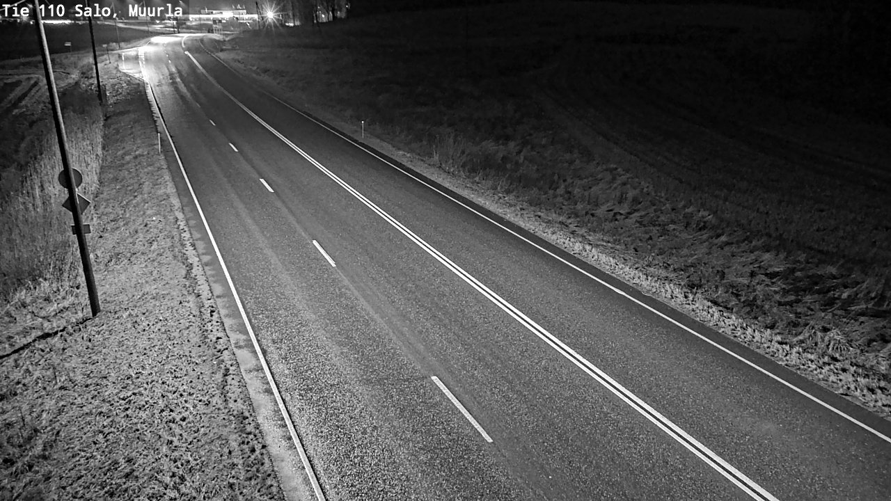 Weather Camera Image Väg 110 Salo, Muurla, Salo, Varsinais-Suomi