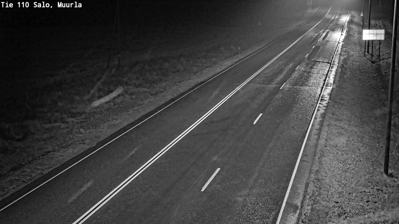 Weather Camera Image Väg 110 Salo, Muurla, Salo, Varsinais-Suomi