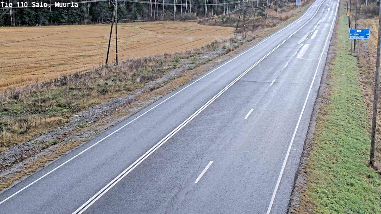 Kelikamerat Kuva Tie 110 Salo, Muurla, Salo, Varsinais-Suomi