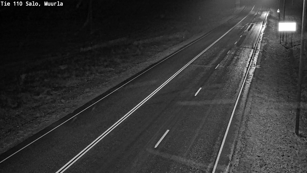 Weather Camera Image Väg 110 Salo, Muurla, Salo, Varsinais-Suomi