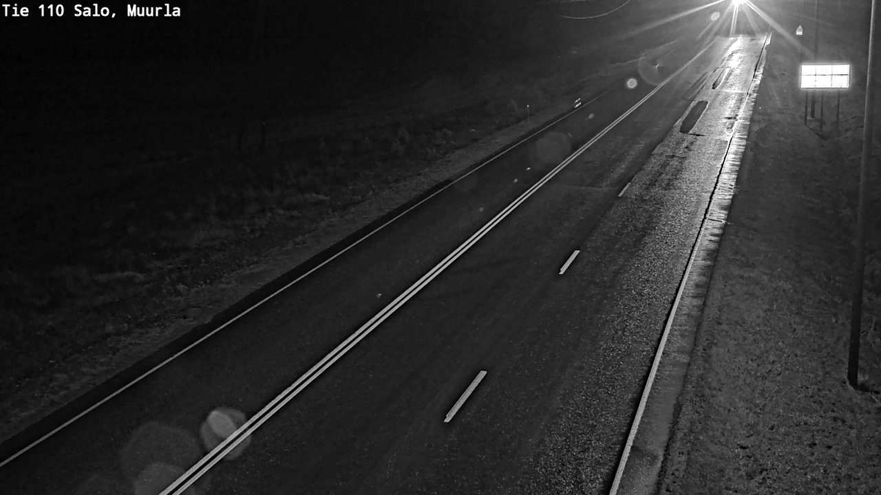 Weather Camera Image Väg 110 Salo, Muurla, Salo, Varsinais-Suomi