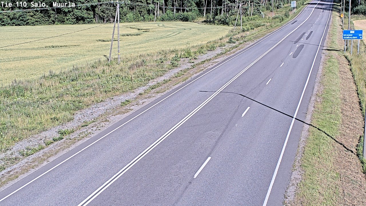 Kelikamerat Kuva Tie 110 Salo, Muurla, Salo, Varsinais-Suomi