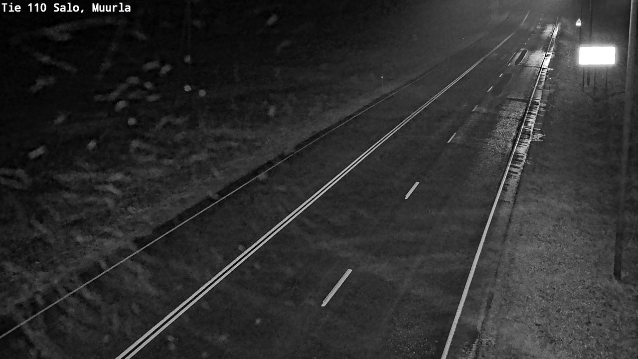 Weather Camera Image Väg 110 Salo, Muurla, Salo, Varsinais-Suomi