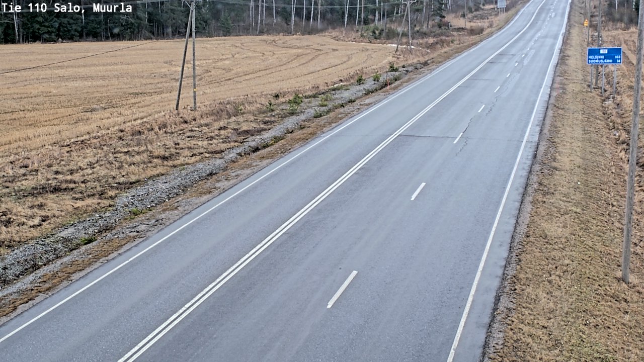 Kelikamerat Kuva Tie 110 Salo, Muurla, Salo, Varsinais-Suomi