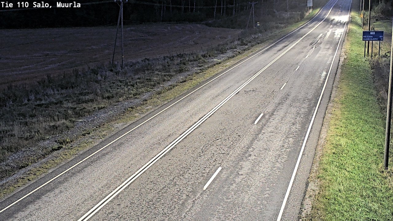 Kelikamerat Kuva Tie 110 Salo, Muurla, Salo, Varsinais-Suomi