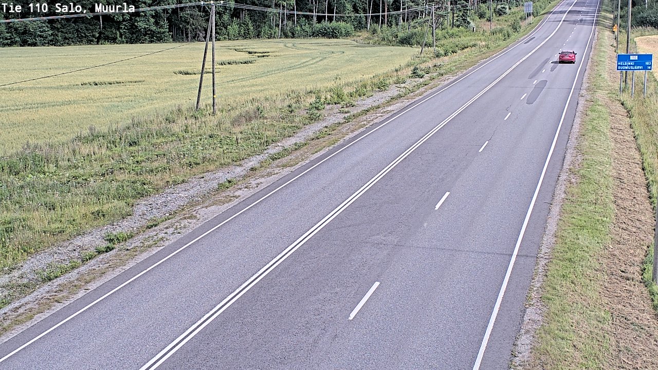 Kelikamerat Kuva Tie 110 Salo, Muurla, Salo, Varsinais-Suomi