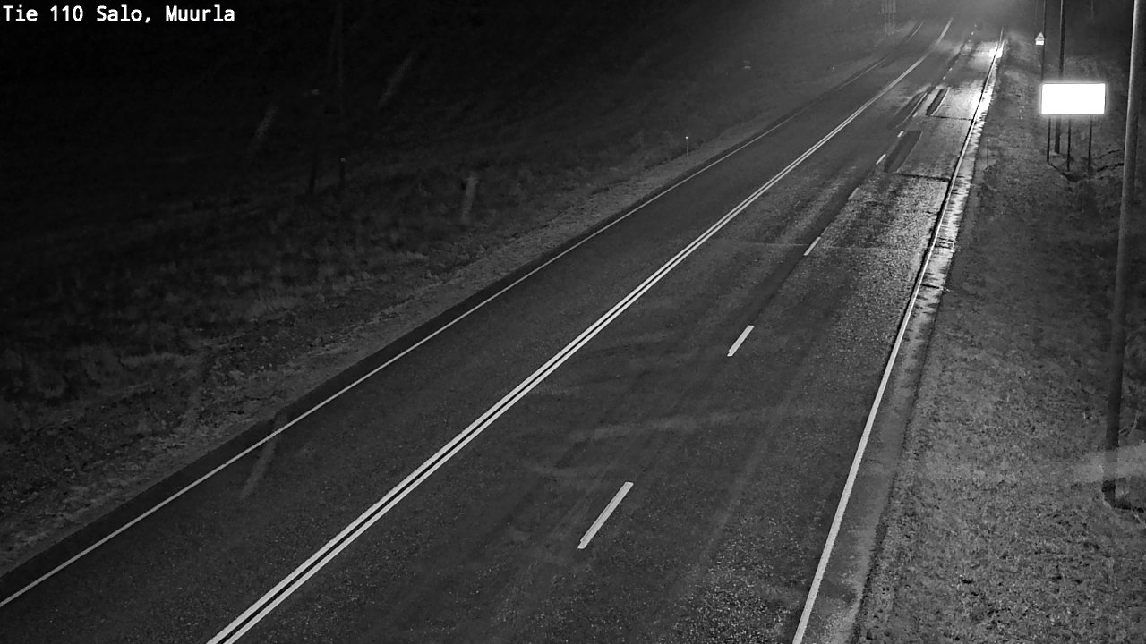 Weather Camera Image Väg 110 Salo, Muurla, Salo, Varsinais-Suomi