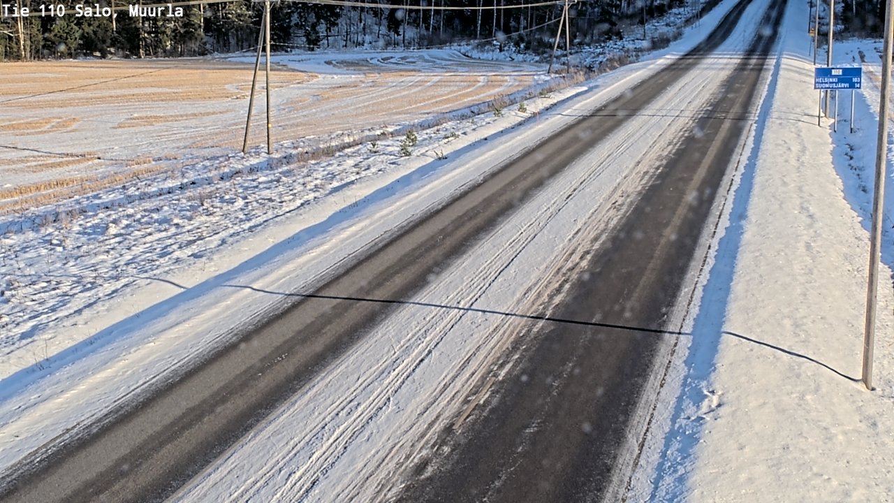 Kelikamerat Kuva Tie 110 Salo, Muurla, Salo, Varsinais-Suomi
