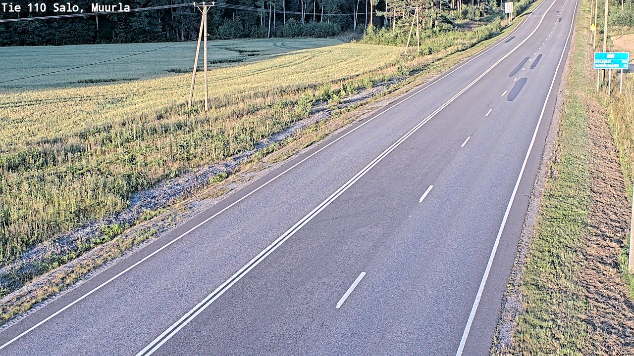 Kelikamerat Kuva Tie 110 Salo, Muurla, Salo, Varsinais-Suomi