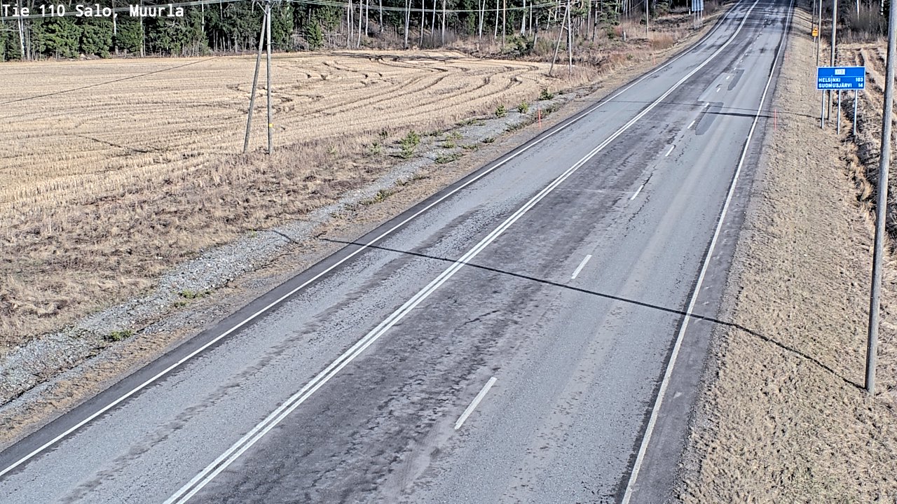 Kelikamerat Kuva Tie 110 Salo, Muurla, Salo, Varsinais-Suomi