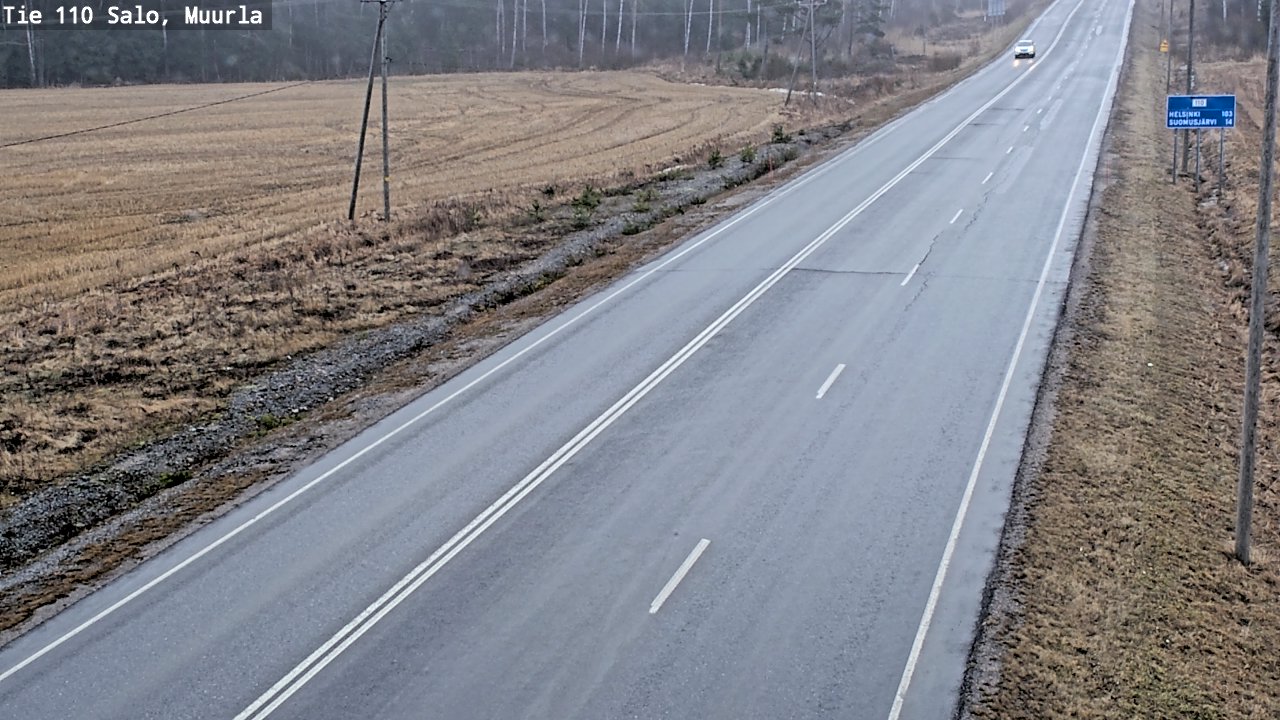 Kelikamerat Kuva Tie 110 Salo, Muurla, Salo, Varsinais-Suomi