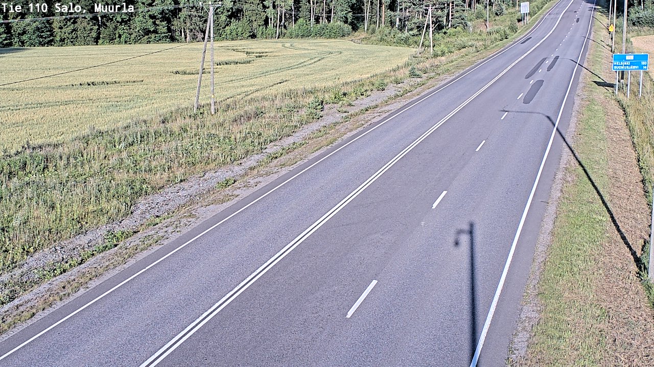 Kelikamerat Kuva Tie 110 Salo, Muurla, Salo, Varsinais-Suomi