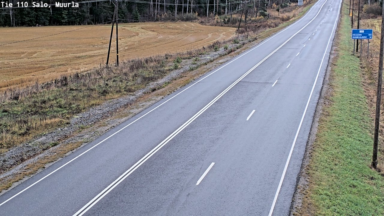 Kelikamerat Kuva Tie 110 Salo, Muurla, Salo, Varsinais-Suomi