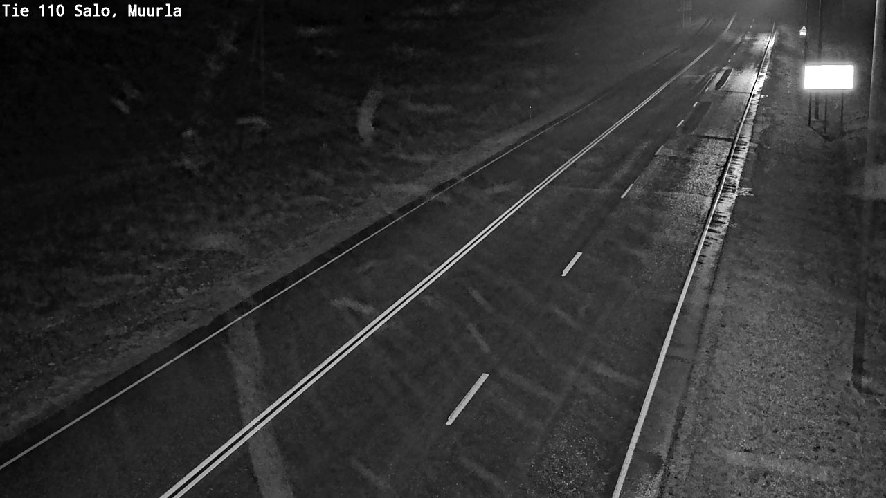 Weather Camera Image Väg 110 Salo, Muurla, Salo, Varsinais-Suomi