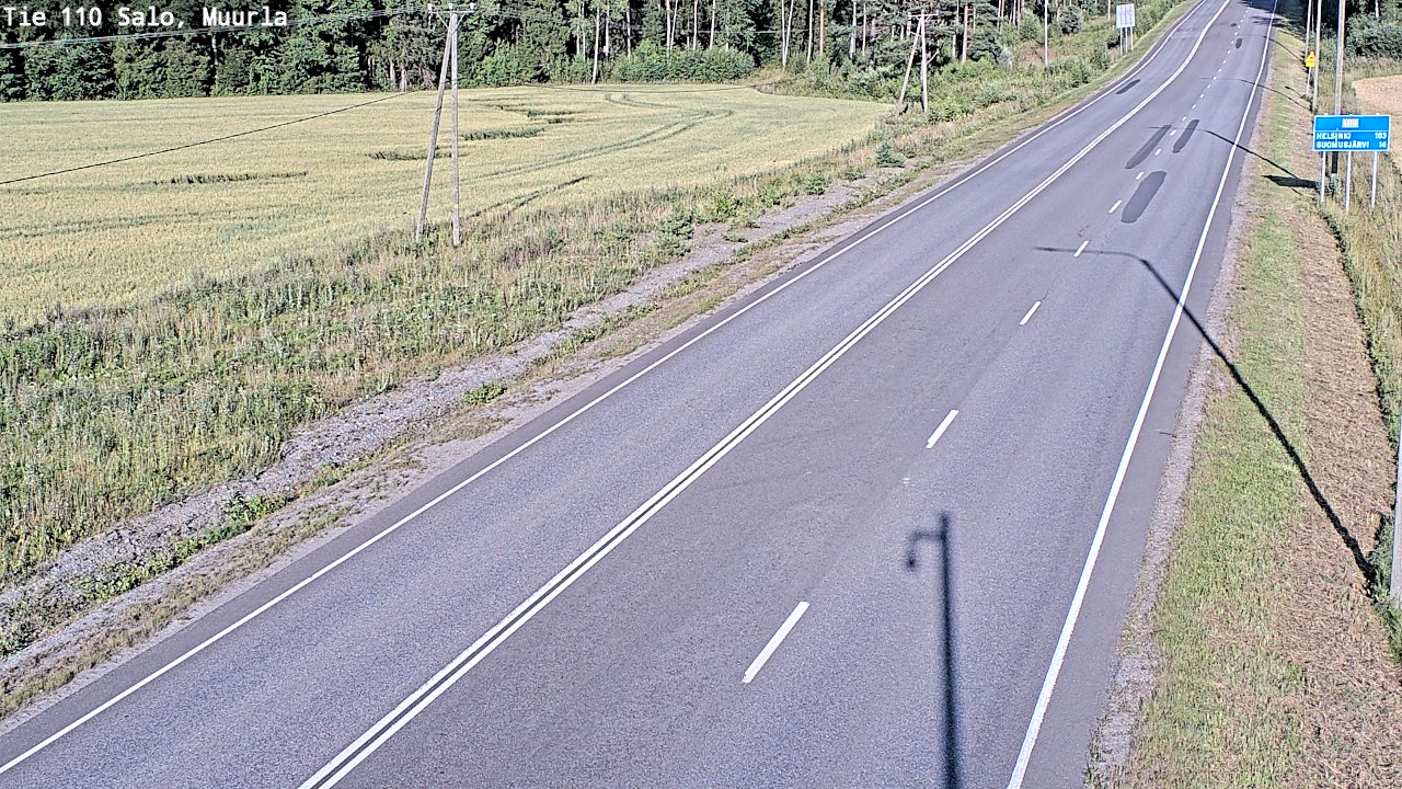 Kelikamerat Kuva Tie 110 Salo, Muurla, Salo, Varsinais-Suomi