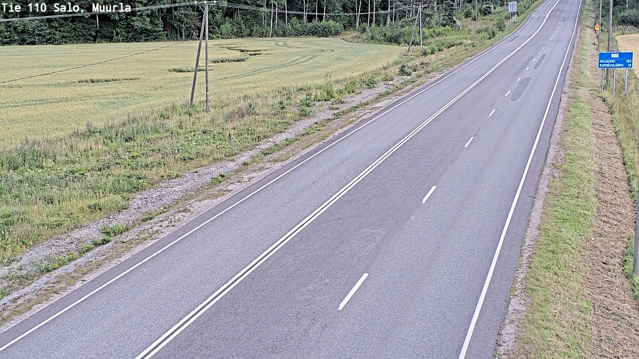 Kelikamerat Kuva Tie 110 Salo, Muurla, Salo, Varsinais-Suomi
