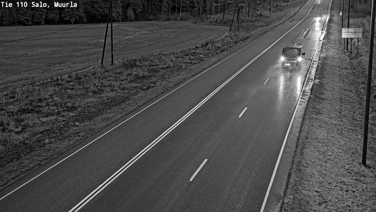 Weather Camera Image Väg 110 Salo, Muurla, Salo, Varsinais-Suomi