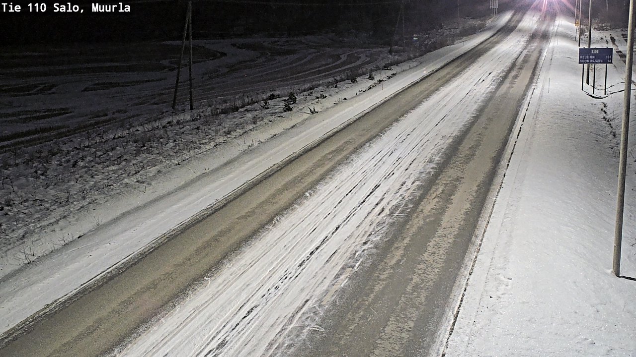 Kelikamerat Kuva Tie 110 Salo, Muurla, Salo, Varsinais-Suomi