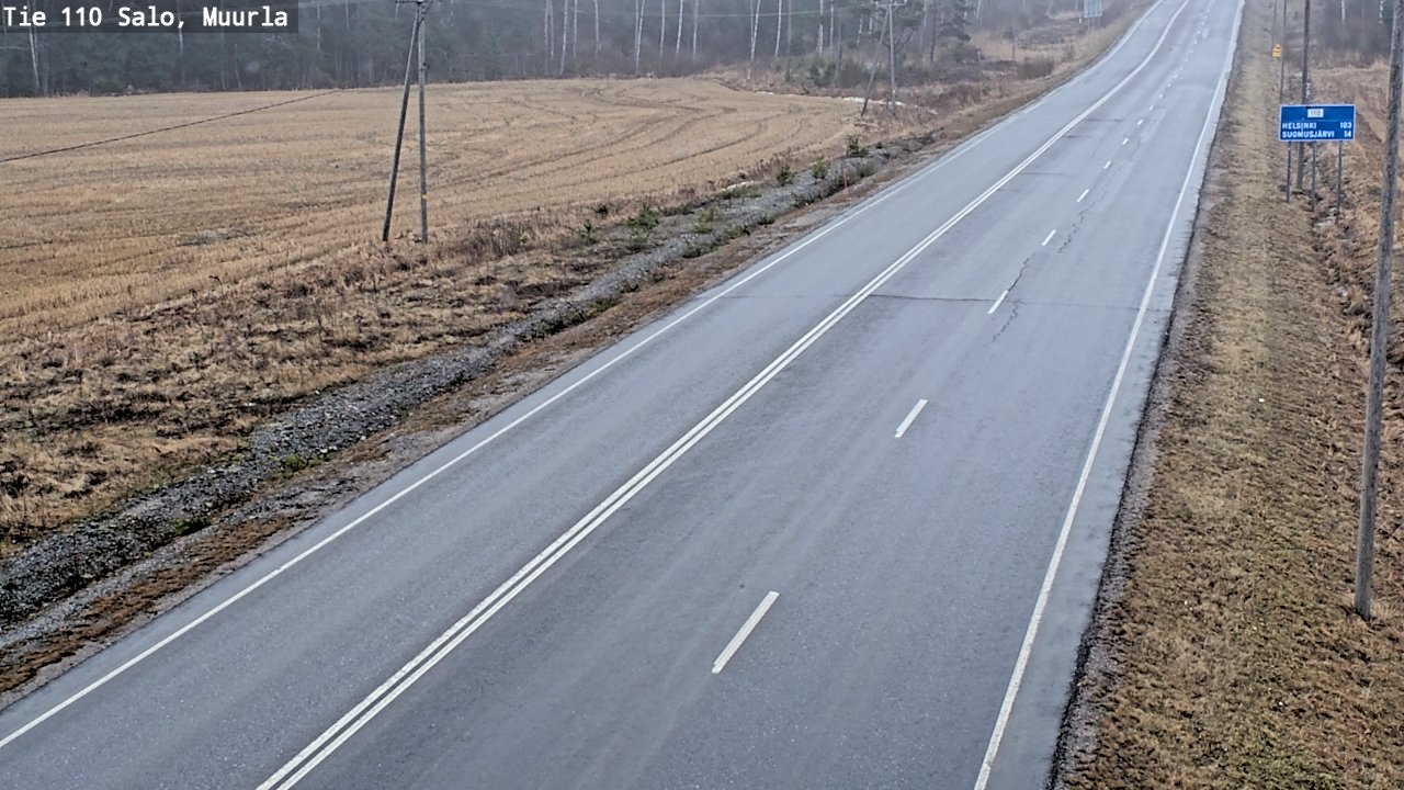 Kelikamerat Kuva Tie 110 Salo, Muurla, Salo, Varsinais-Suomi