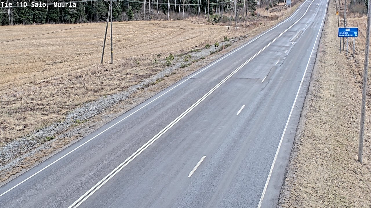 Kelikamerat Kuva Tie 110 Salo, Muurla, Salo, Varsinais-Suomi