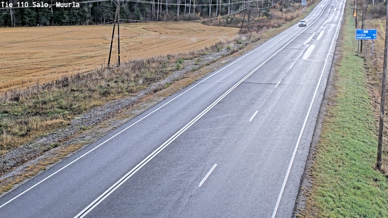 Kelikamerat Kuva Tie 110 Salo, Muurla, Salo, Varsinais-Suomi