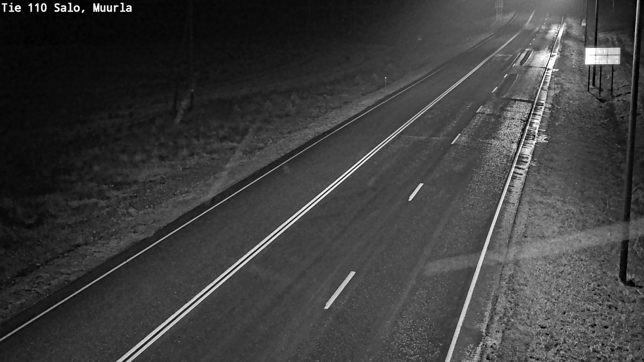 Weather Camera Image Väg 110 Salo, Muurla, Salo, Varsinais-Suomi