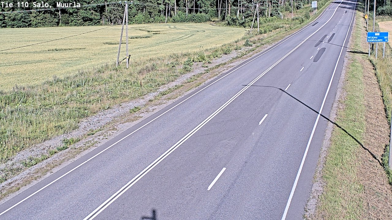 Kelikamerat Kuva Tie 110 Salo, Muurla, Salo, Varsinais-Suomi