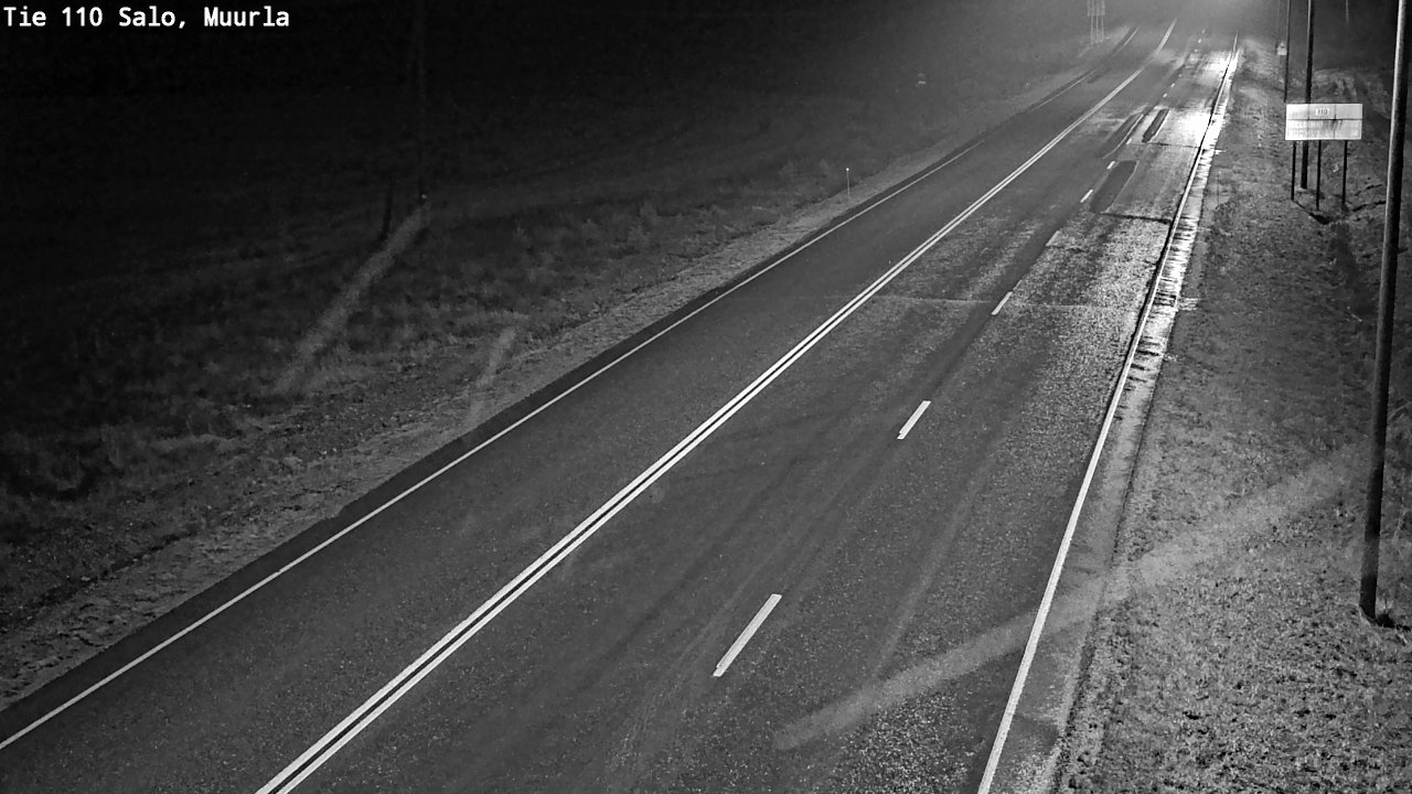 Weather Camera Image Väg 110 Salo, Muurla, Salo, Varsinais-Suomi