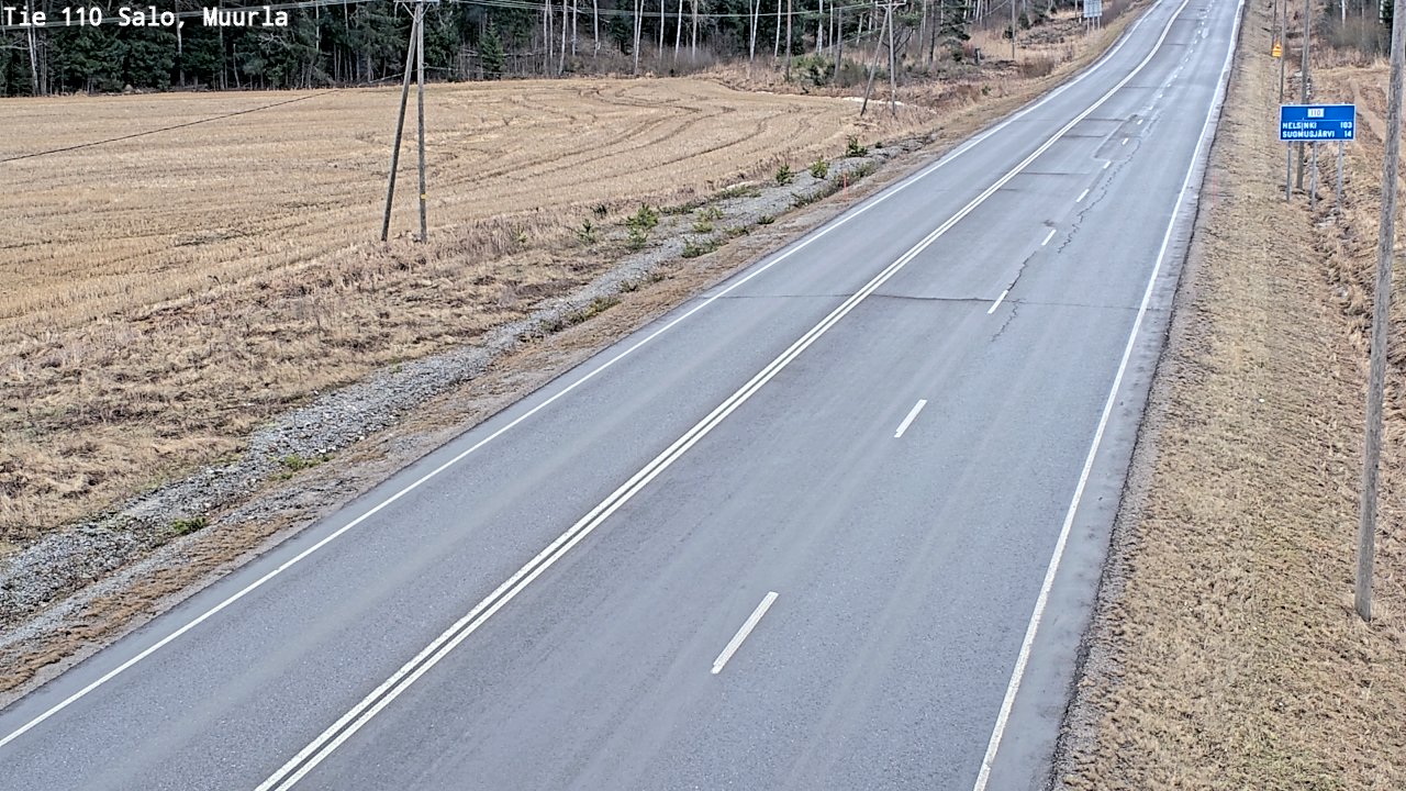 Kelikamerat Kuva Tie 110 Salo, Muurla, Salo, Varsinais-Suomi